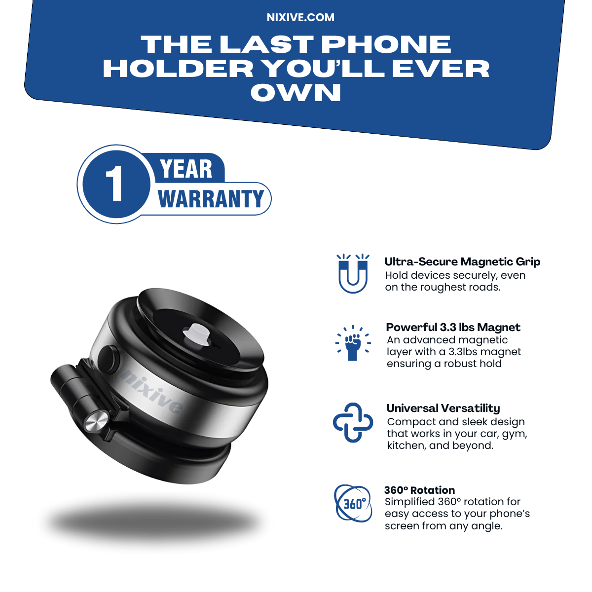 Magnetic Phone Holder Pro